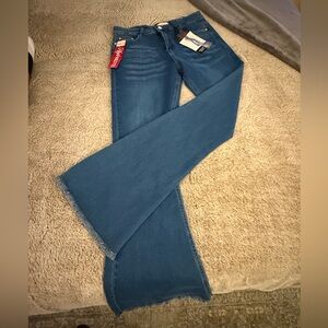 Red Bottoms soft flare jeans